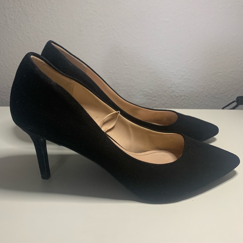 H&M Black Suede 3in Heel